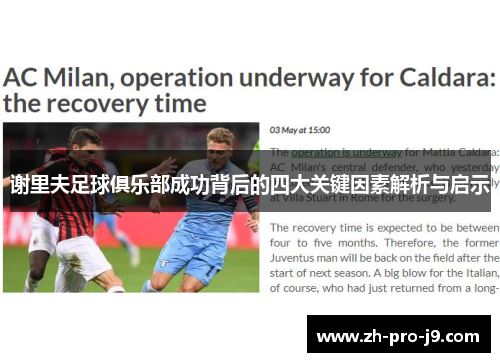 谢里夫足球俱乐部成功背后的四大关键因素解析与启示